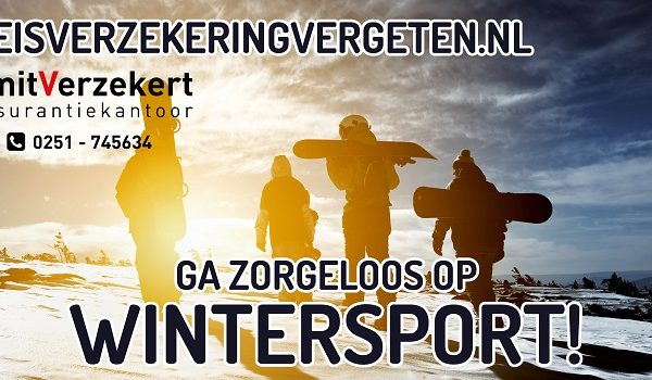Wintersport alweer geboekt? Vergeet niet je Reisverzekering!